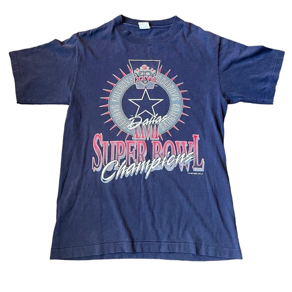 Dallas Cowboys 30 Year Old Vintage Single Seam T Shirt Mens MD